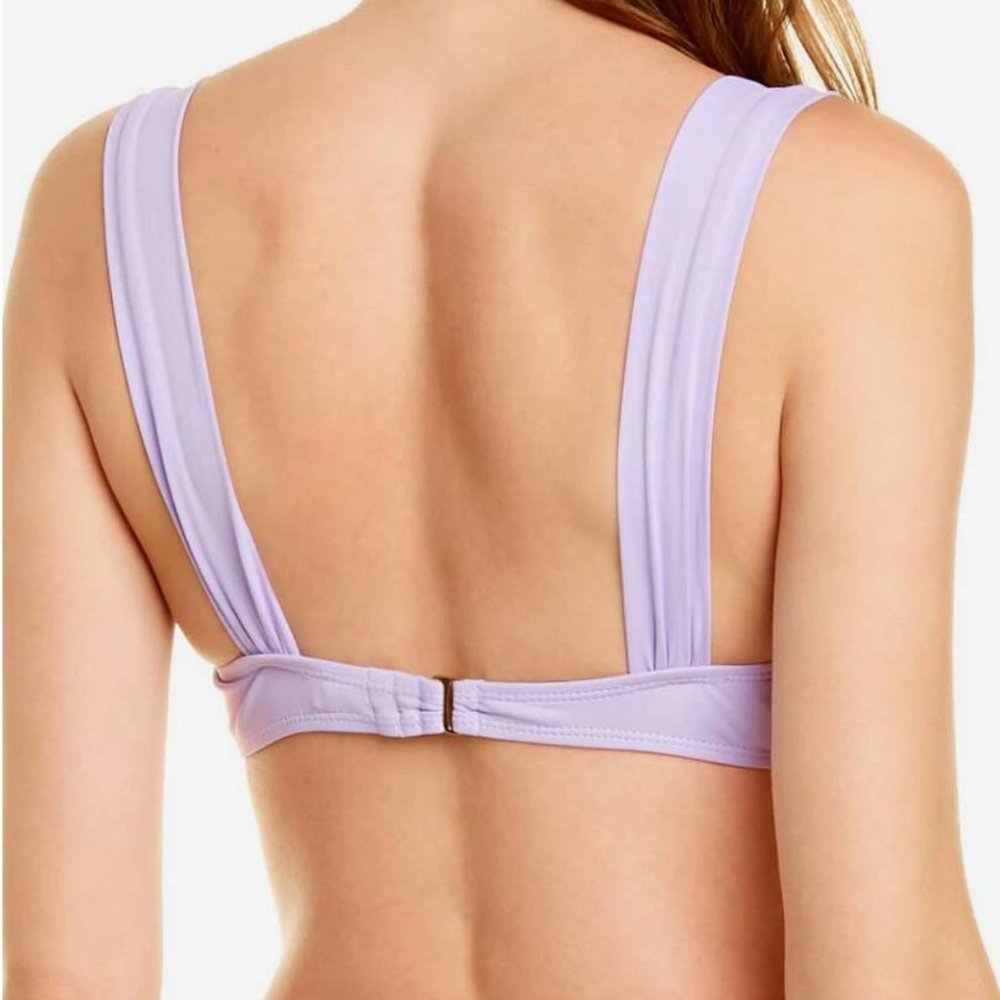 NWT Weworewhat Wide Strap Underwire Bikini Top M & High Waist Bikini Bottom L - Picture 2 of 4